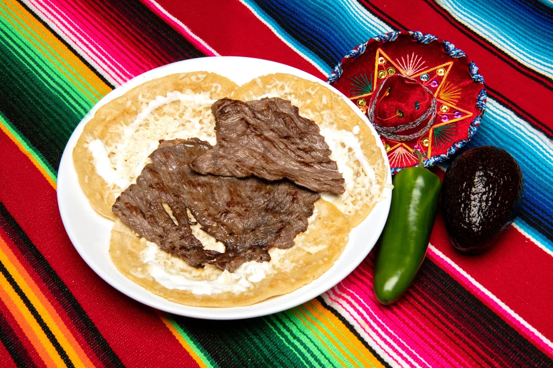 Tlacoyos de Cecina